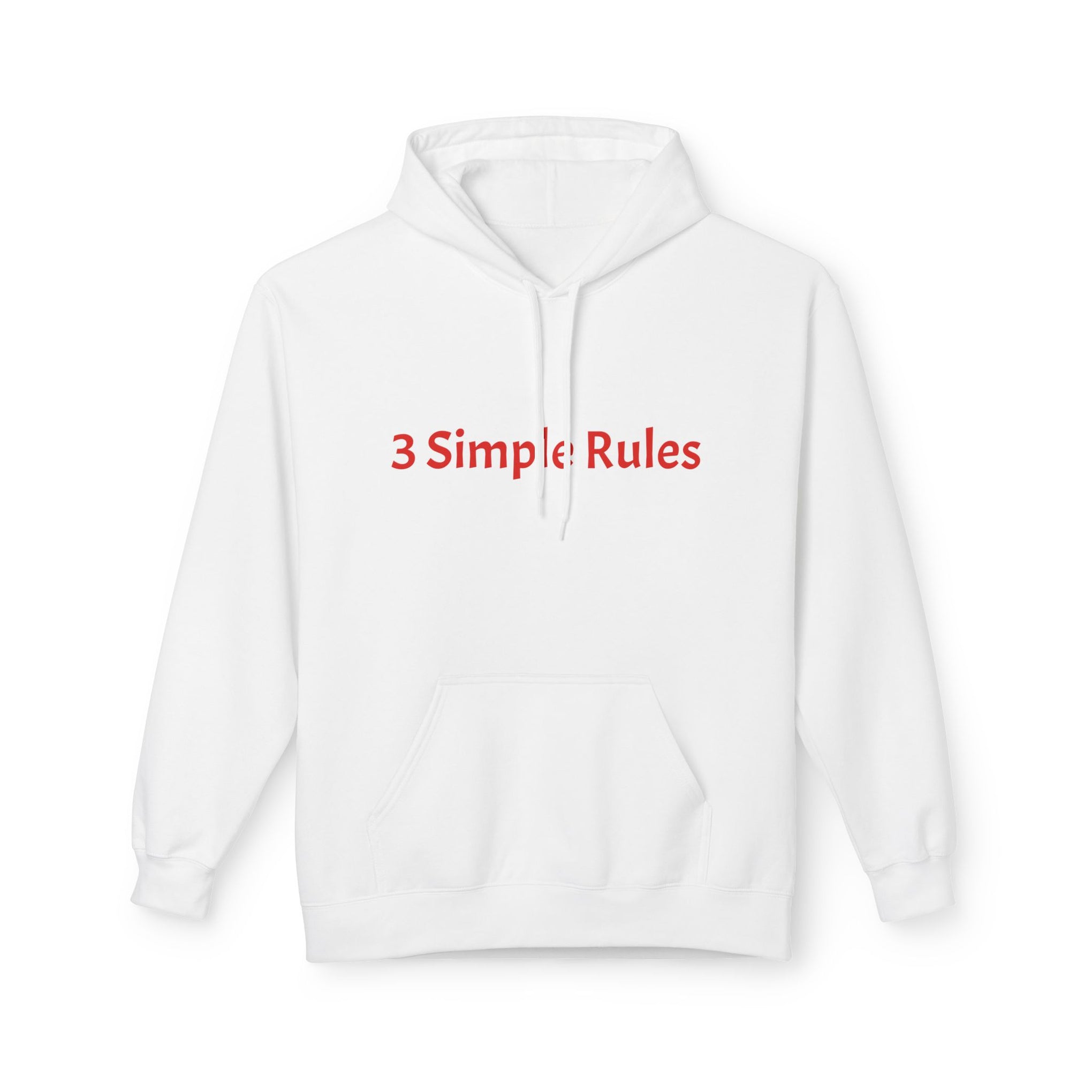 Hoodie — '3 Simple Rules' Trucker Safety Graphic Hoodie (Enjoy the Ride — Get Home Safe)