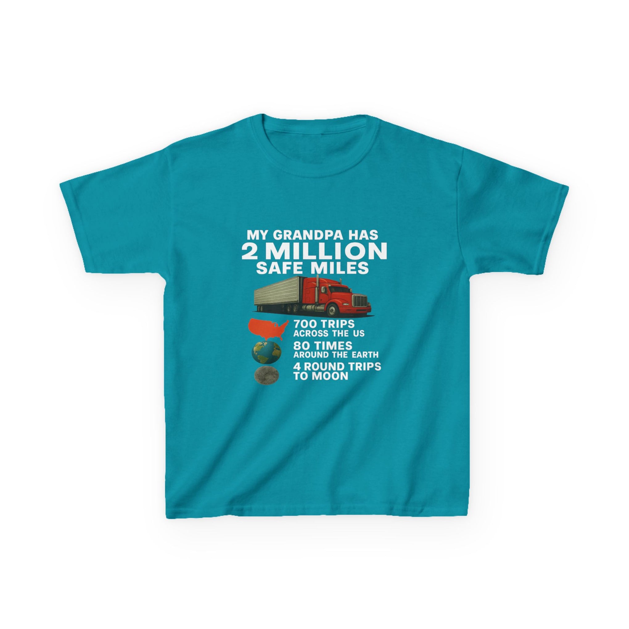 Kids Tee – “My Grandpa Has 2 Million Safe Miles” Vintage Pilot Aviation Shirt