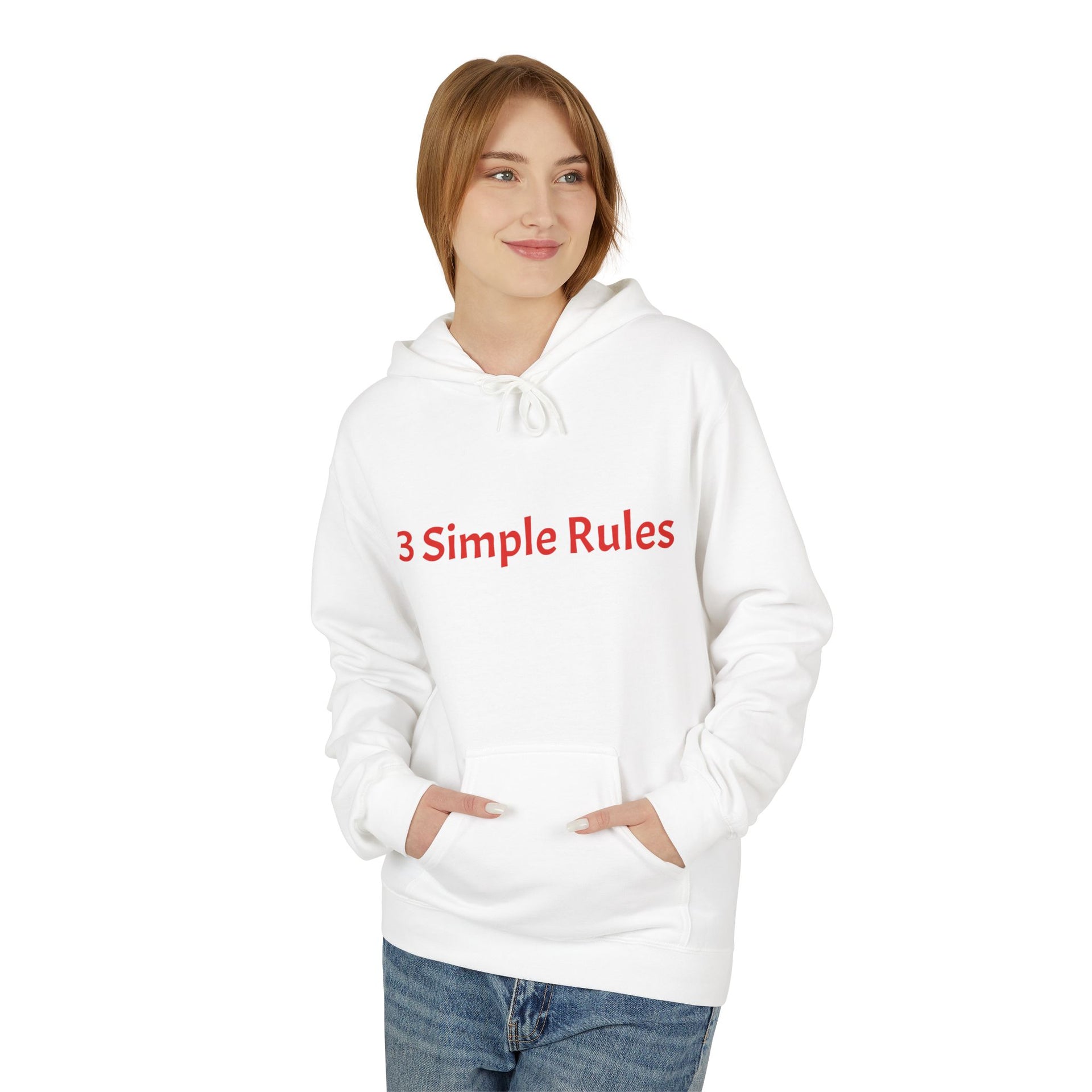 Hoodie — '3 Simple Rules' Trucker Safety Graphic Hoodie (Enjoy the Ride — Get Home Safe)