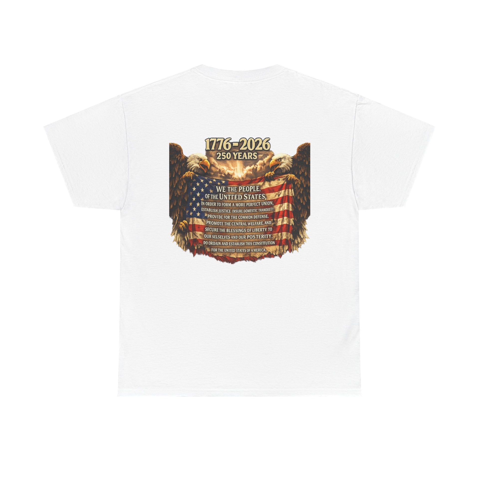 Patriotic Eagle T‑Shirt — "We The People" 1776–2026 250th Anniversary