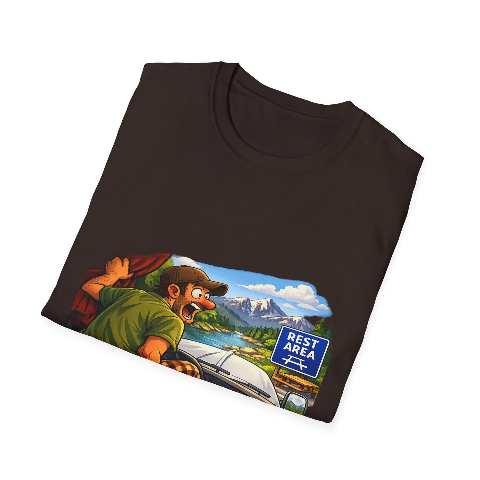 T-Shirt — "Where the Hell Am I?" Road Trip Scenic Graphic Tee