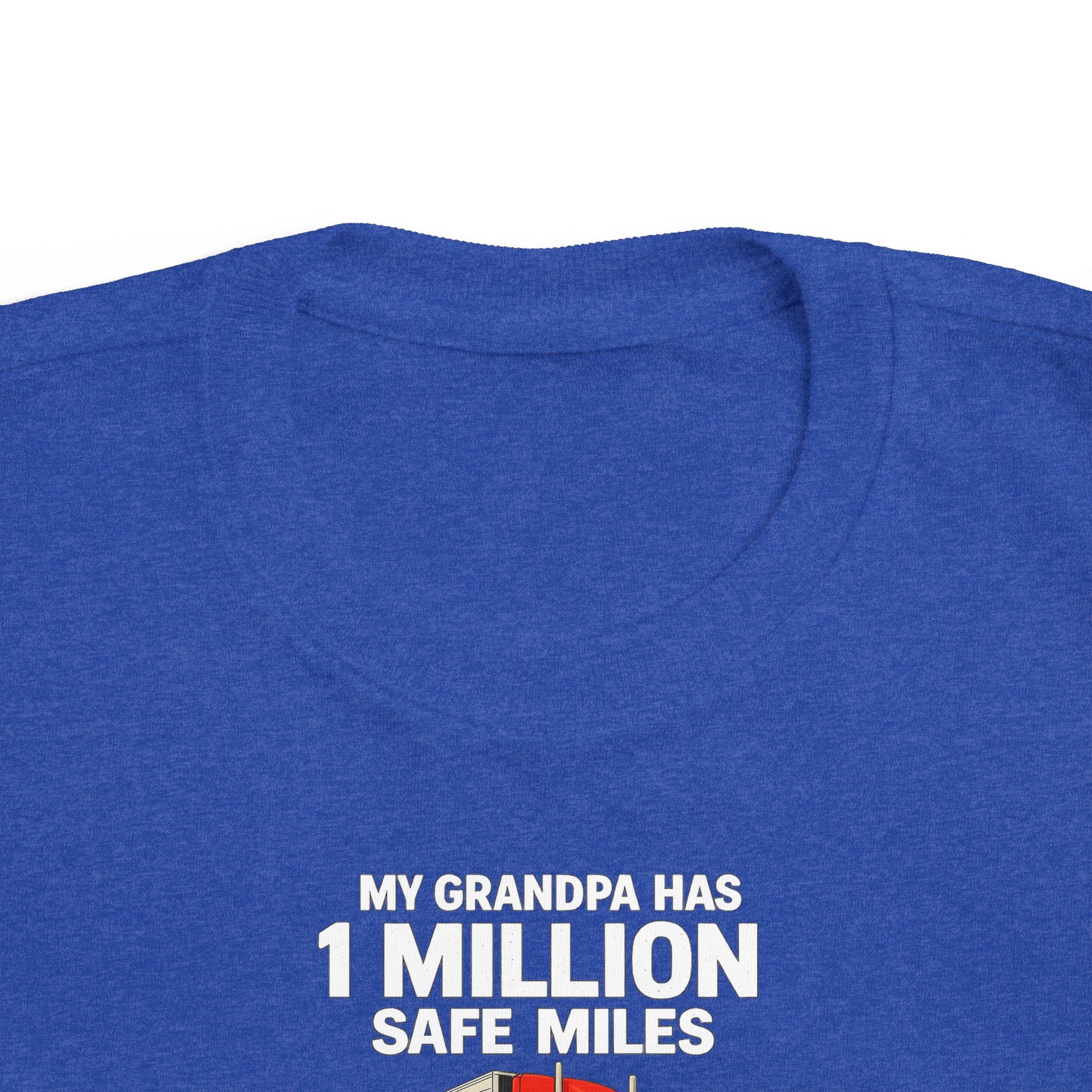 Toddler Tee – "My Grandma Has 1 Million Safe Miles" Cute Grandma Road-Trip Shirt