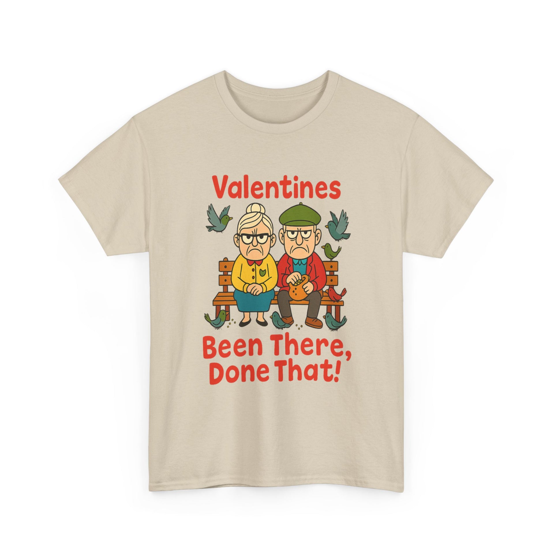 Funny Valentines Couple Unisex Heavy Cotton Tee