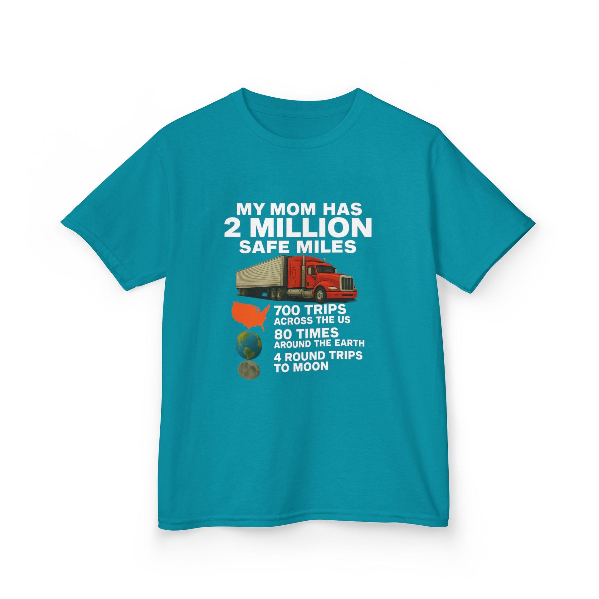Kids Tee - "My Mom Has 2 Million Safe Miles" Driving Milestone Shirt