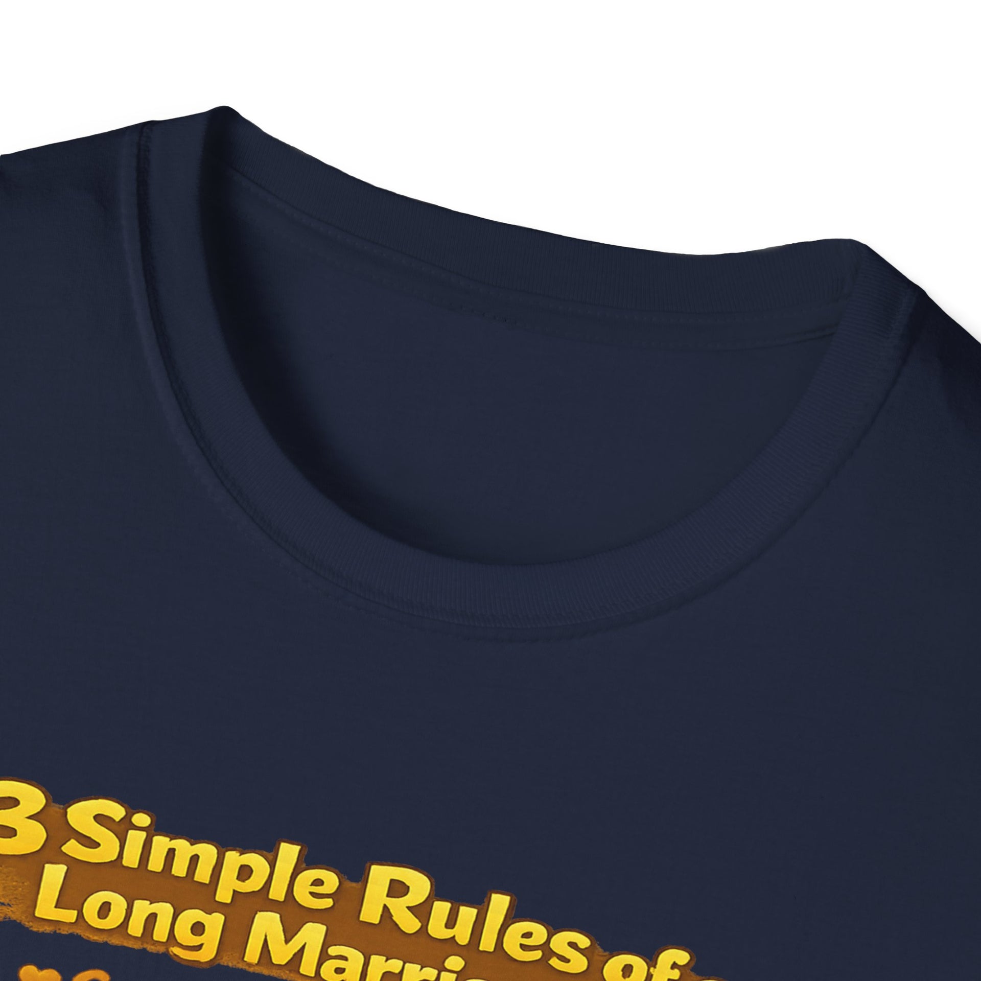 Marriage Rules T-Shirt – “3 Simple Rules of a Long Marriage: Communication, Trust, Separate Blankets!”
